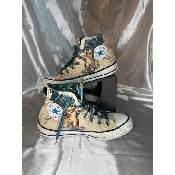 Converse Chuck Taylor All Star Wonder Woman High Top Shoes Women 7 Men 5 EU 37.5 - Picture 1 of 10